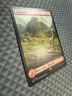 MTG Mountain #0024 Basic Land Universes Beyond: Jurassic World Collection (REX) - Image 2