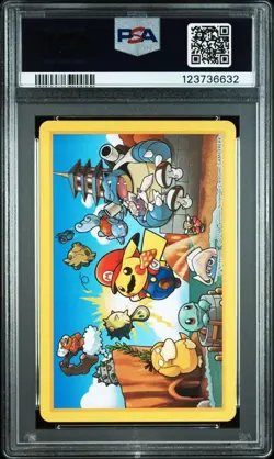 Pokemon x Nintendo Mario Pikachu Royal Straight Flush PSA10 5 Card Set JP Promo - Image 5