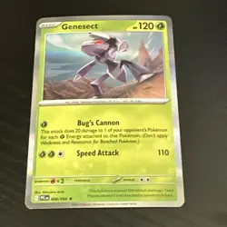 Genesect 008/094 Phantasmal Flames Holo Rare Pokemon TCG Card - Image 1