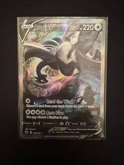 Lugia V (Alt Art) 186/195 Silver Tempest Pokemon TCG Card - Image 1