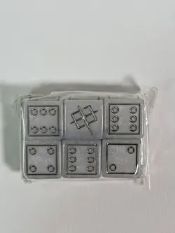 2025 Gundam Card Game Chinese Edition Beta Set of 6 Dice Damage Counters Sealed - Image 1