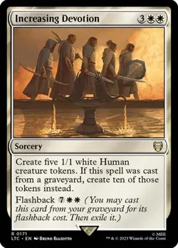 MTG - Increasing Devotion - Lord of the Rings Commander - Magic the Gathering - Image 1