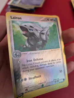 Pokemon Card Lairon 41/100 Reverse Holo Ex Sandstorm Excellent Condition - Image 3