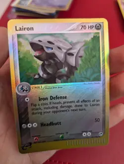 Pokemon Card Lairon 41/100 Reverse Holo Ex Sandstorm Excellent Condition - Image 4