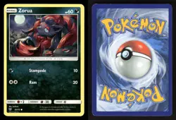Zorua 52/73 C Shining Legends LP Pokemon - Image 3