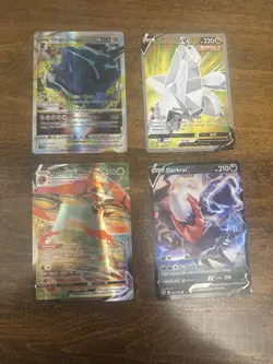 Pokemon Lot – Darkrai V, Origin Dialga VSTAR, Orbeetle VMAX, Duraludon V - Image 1