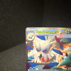 Pokemon Mega Abomasnow EX Holo 036/132 Me01: Mega Evolution 350HP Rare TCG - Image 2