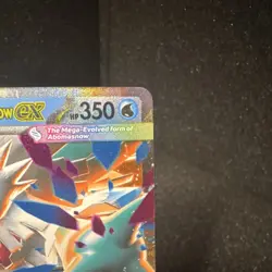 Pokemon Mega Abomasnow EX Holo 036/132 Me01: Mega Evolution 350HP Rare TCG - Image 3
