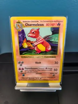 Pokemon TCG Charmeleon 24/102 Base Set Shadowless Uncommon Vintage LP - Image 1