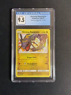 Shining Rayquaza 56/73 Pokemon Shining Legends CGC New Label 10 Old Label 9.5 - Image 1