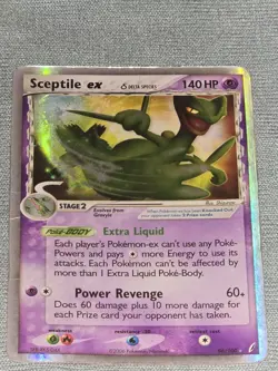 Sceptile ex Delta Species 96/100 Crystal Guardians Holo Pokemon 2006 - Image 3