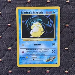 Sabrina's Psyduck Unlimited Gym Challenge 99/132 Pokemon TCG WotC | HP - Image 1