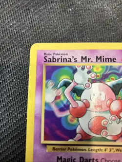 Sabrina's Mr. Mime 59/132 Gym Challenge Regular WOTC Vintage 2000 Pokemon Lp++ - Image 4