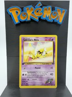 Sabrina's Abra - 1st Edition - 93/132 Gym Challenge - Pokemon TCG - 2000 - Image 1