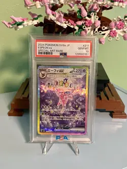 2024 POKEMON JAPANESE TERASTAL FEST EX SPECIAL ART RARE ESPEON EX 211/187 PSA 10 - Image 1