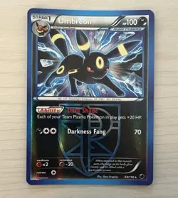 Pokemon TCG Umbreon Plasma Freeze 64/116 Reverse Holo Rare - Image 1