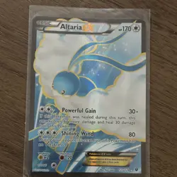Altaria EX 123/124 Fates Collide Ultra Rare Full Art Holo 170 HP 2016 - Image 1