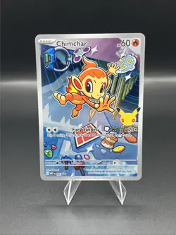 Pokemon TCG Chimchar MEP041 First Partners 30th Anniversary Black Star Promo - Image 1