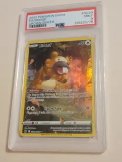 Bidoof - Pokemon Crown Zenith #GG29 - Mint PSA 9 - Image 1