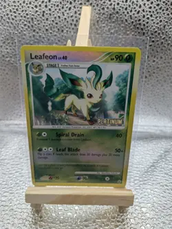 Leafeon LV.40 24/100 Majestic Dawn Platinum Stamped Promo Pokemon Reverse Holo - Image 1