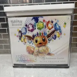 Pokemon Center Prismatic Evolutions ETB Elite Trainer Box Sealed W/ Acrylic Case - Image 1