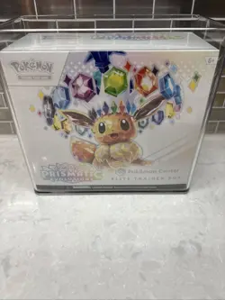 Pokemon Center Prismatic Evolutions ETB Elite Trainer Box Sealed W/ Acrylic Case - Image 2