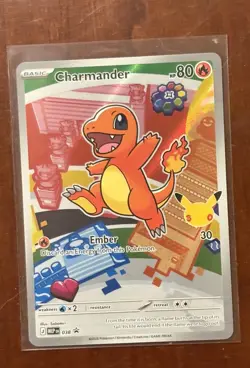 Charmander - MEP038 - Pokemon Mega Evolution 30th Anniversary Holo Promo NM - Image 1