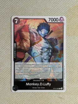 Monkey.D.Luffy OP15-092 Adventure on Kami's Island Foil English One Piece - Image 1
