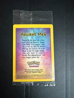 Pokemon Ancient Mew Holo TCG Card 2000 Movie Promo, Sealed - Image 2