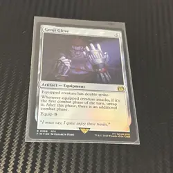 MTG Genji Glove (Foil) Final Fantasy 258 FFVI FF6 NM - Image 2