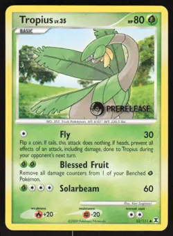 Pokemon Card: Tropius 52/111 Platinum Rising Rivals Prerelease Promo! NM - Image 1