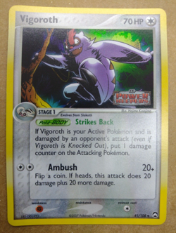 Vigoroth 41/108 - Pokemon Card Ex Power Keepers Reverse Holo Near Mint Condition - Image 1