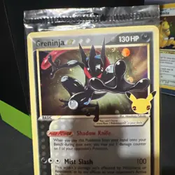 Greninja Gold Star Celebrations Promo 144 SWIRL 2021 Pokemon TCG Sealed Card - Image 4