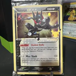 Greninja Gold Star Celebrations Promo 144 SWIRL 2021 Pokemon TCG Sealed Card - Image 5