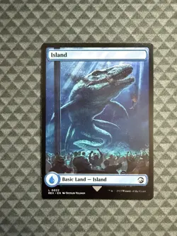 MTG Island #0022 Basic Land Universes Beyond: Jurassic World Collection (REX) - Image 1