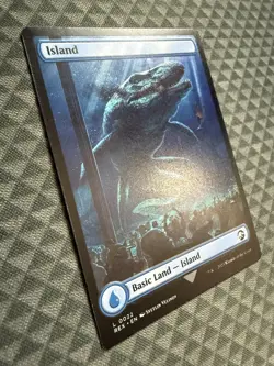 MTG Island #0022 Basic Land Universes Beyond: Jurassic World Collection (REX) - Image 2