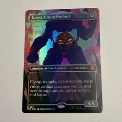 MTG Krang Utrom Warlord Mythic Foil #221 Magic Teenage Mutant Ninja Turtles TMNT - Image 1
