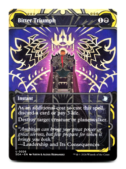Bitter Triumph x4 [Secrets of Strixhaven: Mystical Archive] MTG SOA Magic 💀 - Image 4