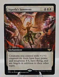 Sigarda's Summons (Extended Art) MTG Innistrad: Crimson Vow Regular - Image 1