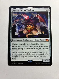 Krang, Utrom Warlord - Teenage Mutant Ninja Turtles MTG Plus Bonus Rare!!! - Image 1