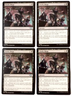 4x Lively Dirge - Outlaws of Thunder Junction (OTJ) - EN - U 0093 - Image 1