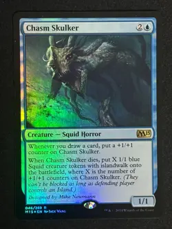 1x MTG Chasm Skulker (Foil) - Magic 2015 (M15) #46 - Magic the Gathering - Image 1