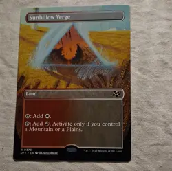 Sunbillow Verge x 1 - MTG - Borderless - Aetherdrift 0373 - Rare Land - English - Image 2
