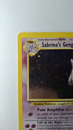 Pokemon Gym Heroes Sabrina's Gengar Holo 14/132 - Image 5