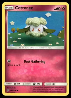 POKEMON COTTONEE ASAKO ITO UNIFIED MINDS 143/236 C NM/M - Image 1