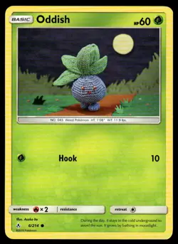 POKEMON ODDISH UNBROKEN BONDS 6/214 C LP Asako Ito - Image 1