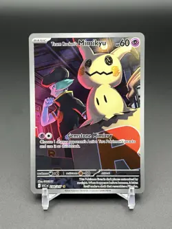 Pokemon Ascended Heroes Team Rocket's Mimikyu 238/217 Illustration Rare - Image 1