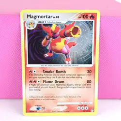 Magmortar LV. 48 12/123 Holo Rare Pokemon 2007 Mysterious Treasures MP - Image 1