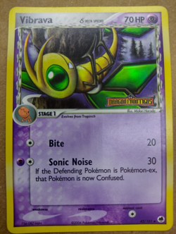 Pokemon Vibrava Reverse EX Dragon Frontiers 42/101 Near Mint Condition - Image 1