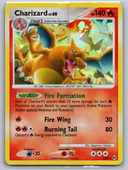 CHARIZARD 001/099 HOLO PROMO CRACKED ICE POKEMON DMG - Image 1